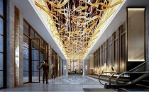 酒店大堂一角設計效果